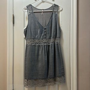 Free People lace mini dress